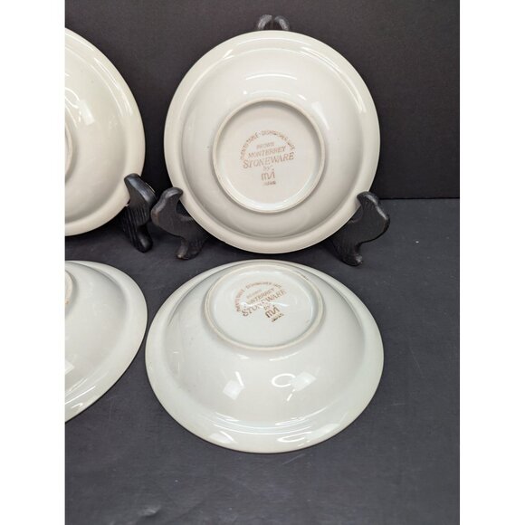 Brown Monterrey Stoneware by MSI Japan Set of 4 Berry Dessert Bowls - Picture 9 of 11